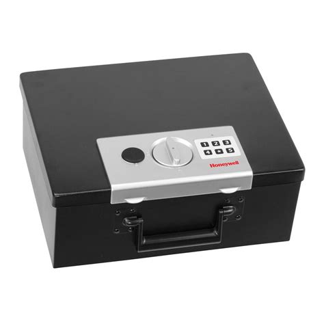 honeywell digital steel laptop security box|honeywell 6108 security box.